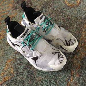 Floral Reebok sneakers